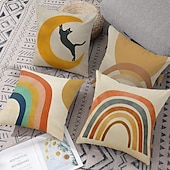 cheap Outdoor Pillow &amp; Covers-Outdoor Waterproof Pillow Cover Abstract for Patio Garden Sofa Couch Livingroom 1pc