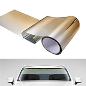 economico Parasole e aletta parasole per auto-1 pc Parabrezza parasole per auto Facile da installare Per Universali Parabrezza Protezione solare Vinile 20*150 cm