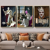 baratos Até 30 $-cartazes de pintura em tela vintage artista mascarado criss bellini impressão obras de arte para casa parede sala de estar decoração imagem cuadros