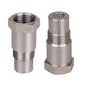 זול כלי תיקון לרכב-2 יחידות M18x1.5 מתאם חוט חיישן חמצן חיבור הארכת חוט לרכב מ-304 נירוסטה אוניברסלית
