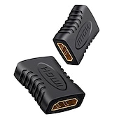 Недорогие Кабели-2 шт. 4k hdmi удлинитель женский к женскому конвертер удлинитель адаптер для монитора дисплей ноутбука ps4/3 ПК ТВ hdmi кабель удлинитель