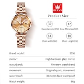 halpa Kvartsikellot-uusi olevs merkki naisten kellot valaiseva koriste kalenteri kvartsi kellot amerikkalaistyylinen timanttisarja vedenpitävä pieni vihreä kellot naisten kellot vuorovesi