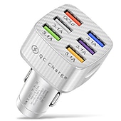 お買い得  車用充電器-otolampara 6usb 充電器シガレットライターソケット qc3.0charger in car adapter accesso for iphone14 pro max car for samsung huawei xiaomi redmi car Charger qc3.0