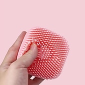 お買い得  浴室用ガジェット-犬用バスブラシ、犬用ソフトシリコンペットブラシ &amp;アンプ;シャワージェルディスペンサー付き猫、犬の毛マッサージバスブラシ