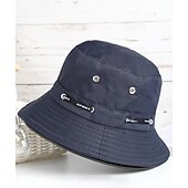 preiswerte Herrenhüte-Herren Sonnenhut Angelhut Unisex Boonie Hut Wanderhut schwarz Wein Polyester Reise Strand Outdoor Urlaub schlicht UV Sonnenschutz Sonnencreme faltbar