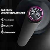 billige Kjøkkenapparater-5-gallon vann dispenser - Automatisk elektrisk vanntanker med USB-lading portabel hjem kontor og utendørs passer til 2-5 gallon flasker