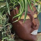 economico sculture e statue da giardino-Vaso Da Parete Da Donna Vaso Da Parete In Resina Da Appendere A Parete Vaso Da Fiori Per Piante Da Interno All&#039;aperto Arredamento Da Giardino