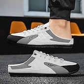 economico Ciabatte e infradito da uomo-sneakers casual slip-on da uomo con design a tallone aperto, stile allacciato leggero - ideali per l'estate e per il comfort quotidiano