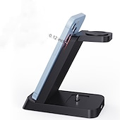 お買い得  ワイヤレス充電器-ワイヤレスチャージャー ワイヤレス充電スタンド CE 高速ワイヤレス充電 3 in 1 用途 ユニバーサル