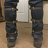economico Calzature-Retrò Vintage Punk &amp; Gotico Medievale Mascherata Tutore per le gambe Ghette Cavaliere Vichingo Crociato Costume Per uomo Unisex Vichingo Halloween Mascherata Performance Feste Palcoscenico Adulti