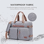 cheap Laptop Bags,Cases &amp; Sleeves-15.6 Inch And 17.3 Inch 3 In 1 Computer Laptop Carry Bag Office Designer Waterproof Business Laptop Briefcase Bag 1pc