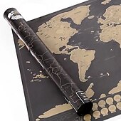 halpa Lahjat-map world edition iso mustakultatyylinen raaputtava matkakartta ripustettava kuva luksusmaailman kartta suunniteltu matkailijoille
