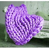 economico Coperte da letto-coperta in maglia spessa coperta in lana super spessa tessuta a mano coperta per divano coperta per maglieria coperta in filo spesso