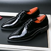 preiswerte Formell-Herren Outdoor Derby-Schuhe Bullock Schuhe Abendschuhe Karierte Schuhe im britischen Stil Geschäftlich Britisch Party &amp; Abend St. Patricks Day PU Schnürsenkel Schwarz Grün Farbverlauf Frühling Herbst
