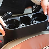 preiswerte Ablagefächer fürs Auto-Autositz geschlitzte Aufbewahrungsbox Auto Wasserbecherhalter schwarz Multifunktionssitz Lückenaufbewahrungstasche für Autositz Lückenfüller mit Handy Getränkehalter Auto Innenraum Spalt Organizer Box