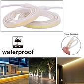 economico Strisce luminose COB-luce di striscia led cob 288leds/m 220v spina ue ra 90 alta luminosità 3000k 4000k 6000k nastro led flessibile per camera da letto cucina waterpr