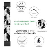 abordables Bracelets de montre Garmin-Bracelet nylon tressé 22mm 26mm pour Garmin Fenix 7 7X 6 6X Pro Epix Pro 47mm 51mm Instinct 2X Approach S70 S62 S60 Forerunner 955 945 Marq