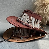 levne Divoký západ-18. století 19. století stát Texas Kovbojský klobouk Západní kovboj americký Pánské Dámské loučení se svobodou nevěsty Dospělé Klobouk