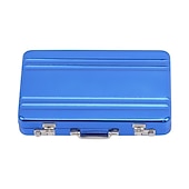 お買い得  カードホルダーとケース-ロックボックスモデリングスーツケース アルミニウムメタルビジネスカードホルダー カードケース