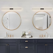 cheap Vanity Lights-LED Mirror Front Lamp Vanity Light Dimmable 60cm/80cm Wall Light Copper 260 Degrees Rotatable for Modern Simple Bedroom Bathroom Gift for Family Friends IP20