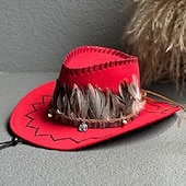levne Divoký západ-18. století 19. století stát Texas Kovbojský klobouk Západní kovboj americký Pánské Dámské loučení se svobodou nevěsty Dospělé Klobouk