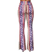 cheap Bottoms-Retro Vintage 1960s 1970s Trousers Bell Bottom Pants Hippie Women&#039;s Daily Wear Pride Parade Pride Month Adults&#039; Pants