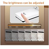 abordables Lámparas de escritorio-lámpara de mesa plegable solar regulable táctil lámpara de escritorio lámpara de mesa de protección ocular lámpara de mesa recargable solar portátil carga usb solar