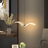 tanie Światła wiszące-lampy wiszące led kuchnia możliwość ściemniania oświetlenie akrylowe 40cm 1/3/4-światło nowoczesny dom wiejski przedpokój przedpokój oprawy oświetleniowe sufit wiszący kula ziemska nad stołem 110-240v