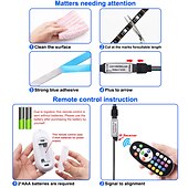 cheap Remote Control-5V USB LED Strip Lights RGB 5050 1M 2M 3M 5M Color Changing Light with 24key IR Remote Controller for Home Bedroom Kitchen TV Back Lights DIY Decor