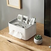 cheap Bathroom Organizer-1pc, Tissue Box Napkin Holder Remote Control Storage Desk Organizer Office Multifunctional Sundries Ontainer Storage Home