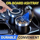 cheap Car Organizers-StarFire Car Ashtray Multi-functional Personalized Car Supplies General Household Portable Metal Liner Ashtray