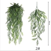 お買い得  人工植物と緑-人工植物プラスチックモダン現代壁の花 1 ピース結婚式の装飾