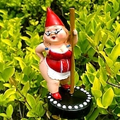 economico sculture e statue da giardino-Ballerino da tubo in acciaio da giardino 1pc, statua artigianale in resina, ornamenti da giardino, micro paesaggio per la casa &amp;amplificatore; ufficio, decorazione interna/esterna,