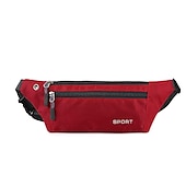 cheap Universal Phone Bags-Waist Bag Men and Women Outdoor Sports Mobile Phone Waist Bag Nylon Waterproof Running Waist Bag Close-fitting Messenger Bag