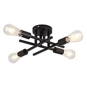cheap Ceiling Lights-LED Ceiling Light 4-Light 38 cm Nordic Style Chandelier Sputnik Design Metal Artistic Style Industrial Painted Finishes Kitchen Bedroom Kids Room Lights Warm White 110-240V
