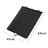 preiswerte Sonnenblenden &amp; Visiere fürs Auto-Starfire Auto-Sonnenschutzvorhang hinteres Seitenfenster vorne/hinten Windschutzscheibe Sonnenschutz blinkt schwarze Abdeckung Saugnapf universelles Autozubehör
