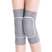 お買い得  矯正装具＆サポーター-1 ペア ユニセックス ソフト膝パッド ノンスリップ 弾性保護膝パッド 厚いスポンジ 衝突防止 膝スリーブ ブレース バレーボール ランニング ダンス フットボール クライミング ブラック