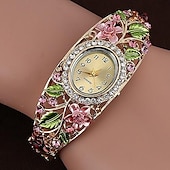economico Orologi al quarzo-orologio da polso al quarzo vestito da braccialetto di cristallo da donna nuovo arrivo