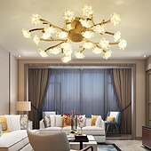 cheap Sputnik Design-57 cm Globe Design Ceiling Lights Metal Modern Style Shiny Metallic Globe Electroplated Painted Finishes Modern Nordic Style 85-265V