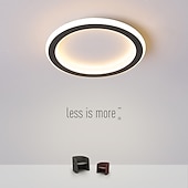 economico Lampade da soffitto-plafoniera a led 1 luce 20 cm design ad anello luci da incasso gel di silice plafoniera in alluminio per corridoio portico bar lampade da balcone loft creativo bianco caldo / bianco 110-240 v