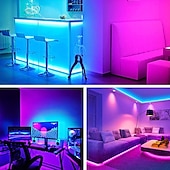 cheap Remote Control-USB 5M RGB LED Strip Light with 24 Keys Remote Control Back Light 5050 SMD RGBIC LED Strip Light for Bedroom Home TV Back Light DIY Decor