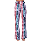 cheap Bottoms-Retro Vintage 1960s 1970s Trousers Bell Bottom Pants Hippie Women&#039;s Daily Wear Pride Parade Pride Month Adults&#039; Pants