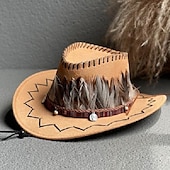levne Divoký západ-18. století 19. století stát Texas Kovbojský klobouk Západní kovboj americký Pánské Dámské loučení se svobodou nevěsty Dospělé Klobouk