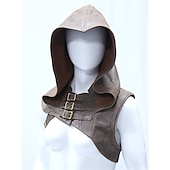 cheap Capes &amp; Cloaks-Retro Vintage Punk &amp; Gothic Medieval Masquerade Shawls Viking Ranger Elven Archery Men&#039;s Women&#039;s Unisex Viking Fantasy Masquerade Party Adults&#039; Shawl