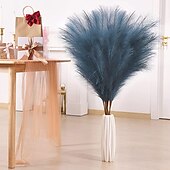 cheap Artificial Plants &amp; Flowers-5pcs Wedding Mini Pampas Reed Grass INS Wind Simulated Flower Factory Home Decoration Wholesale Artificial Flowers