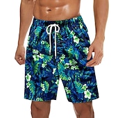 abordables maillot de bain boxer homme-maillot de bain pour hommes short de plage à séchage rapide cordon de serrage léger avec taille et poches élastiques