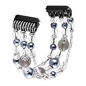 voordelige Fitbit-horlogebanden-Slimme horlogeband Compatibel met: Fitbit Versa 2 / Versa Lite / Versa SE / Versa Legering Sierstenen Smartwatch Band Bling Diamant Sierstenen Vrouwen mannen sieraden armband Vervanging Polsbandje