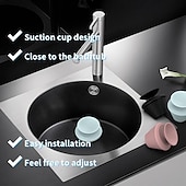 economico spazzolone-1 pz tappo universale per vasca da bagno tappo di scarico per lavastoviglie da cucina con ventosa scarico a pavimento per uso domestico tappo del lavandino in gomma siliconica scarico tappo a prova di