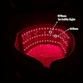 economico Massaggiatore per il corpo-rosso &amp; la cintura di bellezza a luce led a infrarossi ha portato il massaggio del pad caldo 660nm / 850nm il pad termico in vita riduce il gonfiore