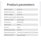 cheap Smartwatch-ZX19 Smart Watch 1.45 inch Smartwatch Fitness Running Watch Bluetooth Pedometer Sleep Tracker Heart Rate Monitor Compatible with Android iOS Women Call Reminder Camera Control Step Tracker IP68 25mm